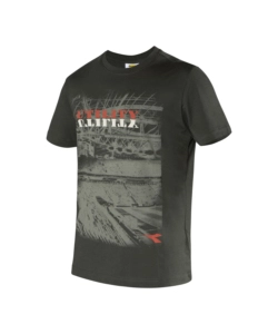 DIADORA T-SHIRT DA LAVORO A MANICHE CORTE ORGANIC VERDE,  TG XXL