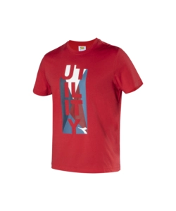 DIADORA T-SHIRT DA LAVORO MANICHE CORTE ORGANIC ROSSO, TG L