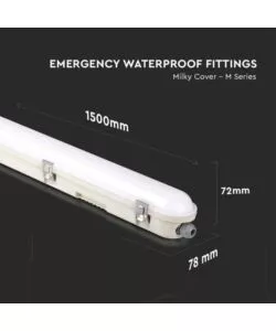 PLAFONIERA LED IMPERMEABILE 4000K 48W 1,5M