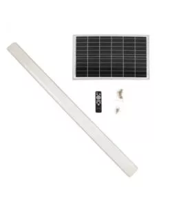 PLAFONIERA LED PER ESTERNI CON PANNELLO SOLARE E SENSORE DI MOVIMENTO