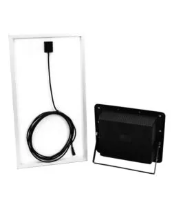FARO LED CON TELECOMANDO E PANNELLO SOLARE 4000K, 40W