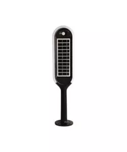 PIANTANA SOLARE LED DA GIARDINO BIANCA E NERA 3000K, 5W