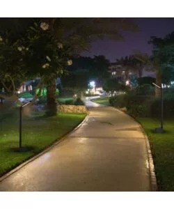 LAMPIONE LED DA ESTERNO NERO 80 CM 4000K, 6W