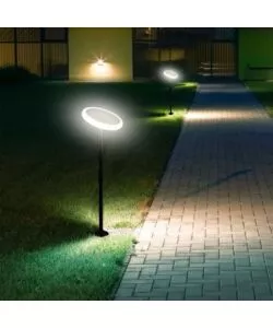 PIANTANA SOLARE LED DA ESTERNO NERO 4000K, 3W