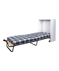 MOBILE LETTO ESTRAIBILE A SCOMPARSA CON RETE E MATERASSO 80X190 CM