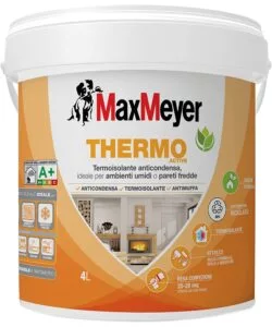 PITTURA TERMOISOLANTE MAX MEYER "THERMO ACTIVE A+" BIANCO 4 LITRI