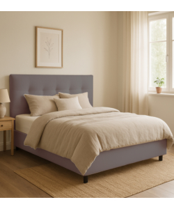LETTO MATRIMONIALE CONTENITORE "EASY" TORTORA 160X190 CM