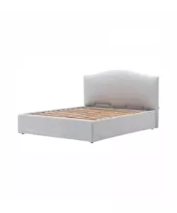 LETTO MATRIMONIALE CONTENITORE "HILL" PERLA 160X190 CM