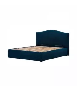 LETTO MATRIMONIALE CONTENITORE "HILL" BLU 160X190 CM
