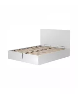 LETTO MATRIMONIALE CONTENITORE "HI BOX" BIANCO 160X190 CM