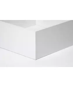 Letto matrimoniale con contenitore "Hi box" bianco 160x190 cm