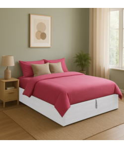 LETTO MATRIMONIALE CONTENITORE "BED BOX" BIANCO 160X190 CM