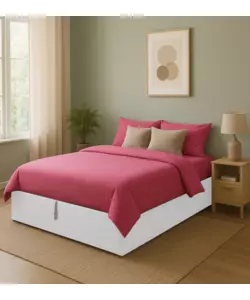 Letto matrimoniale con contenitore e rete "Bed Box" bianco 160x190 cm
