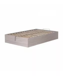 LETTO PIAZZA E MEZZA CONTENITORE "BED BOX" OLMO NATURALE 120X190 CM