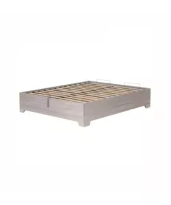 LETTO MATRIMONIALE CONTENITORE CON PIEDINI "BED BOX" OLMO NATURALE 160X190 CM