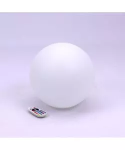 SFERA DECORATIVA DA ESTERNO LUMINOSA LED RGB RICARICABILE