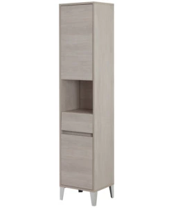 COLONNA PORTASCIUGAMANI "MONDO" ROVERE, 40X35X183 CM