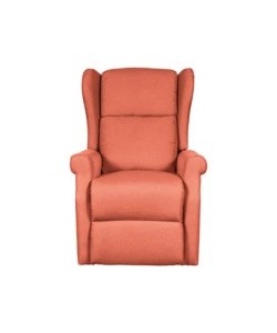 POLTRONA CON RECLINER ELETTRICO BELLAHOME "BERG" TESSUTO MATTONE, 72,5X94X109 CM