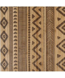 TAPPETO DA INTERNO IN BAMBOO "ETNIC NATURAL", 140X200 CM