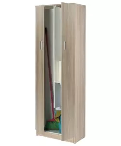 ARMADIO PORTASCOPE OLMO CHIARO, 62X34X183 CM