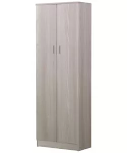 ARMADIO MULTIUSO CON DUE ANTE BATTENTI, 62X34X183 CM