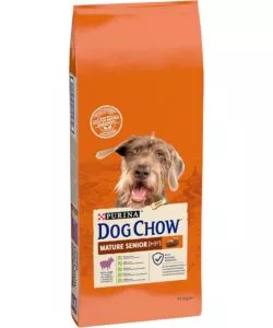 CROCCHETTE PER CANI PURINA "DOG CHOW MATURE SENIOR" ANZIANO DI TUTTE LE TAGLIE CON AGNELLO 14 KG