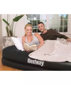 MATERASSO MATRIMONIALE GONFIABILE BESTWAY TRITECH FLOCCATO, 203X152X46 CM