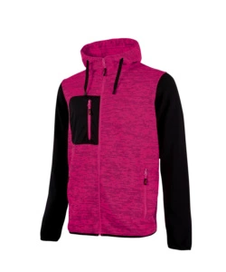 FELPA DA LAVORO RAINBOW BLACK/FUCSIA, TG S
