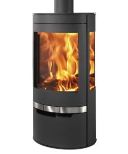 STUFA A LEGNA PANADERO "SUERTE" GRIGIO 8 KW