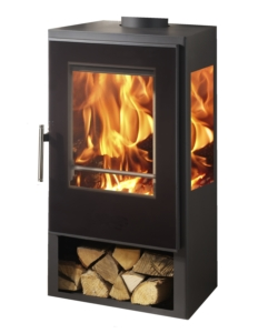 STUFA A LEGNA PANADERO "CONDOR 3V" GRIGIO 8 KW