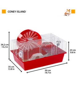 GABBIA CONEY ISLAND PER CRICETI BIANCA - FERPLAST