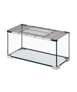 GABBIA PER TOPI E RATTI IN VETRO " JERRY 80", 81,7X36,9X43,1 CM - FERPLAST
