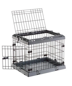 GABBIA BOX  PER CANI PIEGHEVOLE "SUPERIOR 60", 62X47X50 CM - FERPLAST