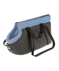 BORSA IN TESSUTO PER IL TRASPORTO DI GATTI E CANI DI PICCOLA TAGLIA "AZZURRO 50" - FERPLAST