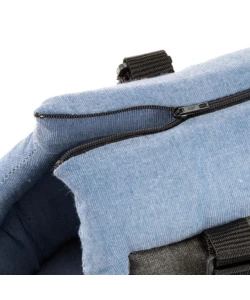 BORSA IN TESSUTO PER IL TRASPORTO DI GATTI E CANI DI PICCOLA TAGLIA "AZZURRO 60" - FERPLAST