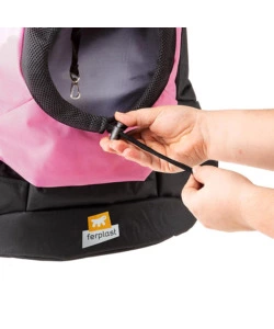 ZAINETTO PER CANI "KANGOO" ROSA, 37X16X36,5 CM - FERPLAST