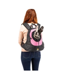 ZAINETTO PER CANI "KANGOO" ROSA, 41,5X20X43 CM - FERPLAST