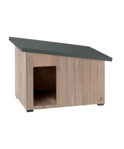 CUCCIA DA ESTERNO "ARGO 80" IN LEGNO DI PINO, 95,5X62,5X67 CM - FERPLAST