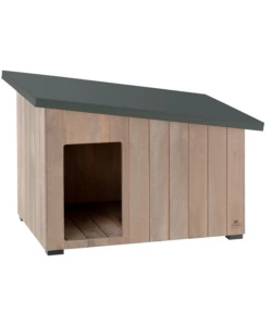 CUCCIA DA ESTERNO "ARGO 100" IN LEGNO DI PINO, 114,5X73X81 CM - FERPLAST