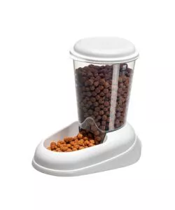 DISTRIBUTORE DI CROCCHETTE PER CANI E GATTI 3 LT - ZENITH BIANCO - FERPLAST