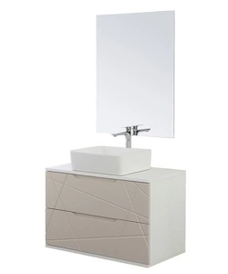 MOBILE BAGNO SOSPESO "FURORE" TORTORA, 90X46X58,5 CM
