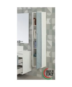 MOBILE SOSPESO "FURORE" VERDE SALVIA, 30X24X150 CM