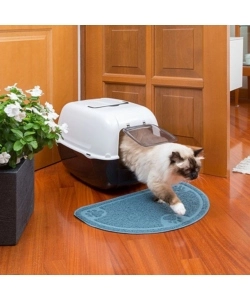 LETTIERA TOILETTE GATTO CHIUSA FERPLAST "PRIMA" NERO 39,5X52,5X38 CM