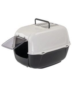 LETTIERA TOILETTE GATTO CHIUSA FERPLAST "PRIMA" NERO 39,5X52,5X38 CM