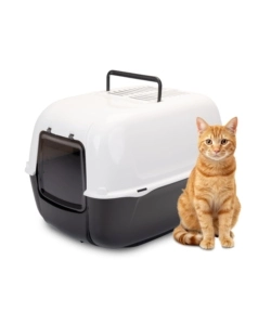 LETTIERA TOILETTE GATTO CHIUSA FERPLAST "PRIMA" NERO 39,5X52,5X38 CM