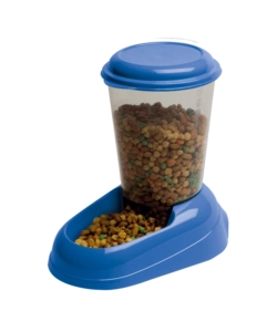 DISTRIBUTORE DI CROCCHETTE PER CANI E GATTI 3 LT - ZENITH BLU - FERPLAST