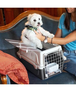 TRASPORTINO PER CANI E GATTI DI PICCOLA TAGLIA "ATLAS OPEN 30", 40X60X38 CM - FERPLAST