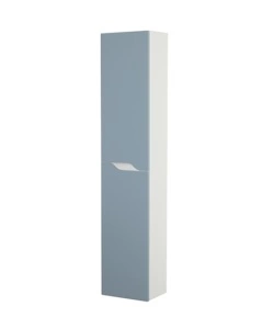 COLONNA PENSILE PER BAGNO AZZURRO POLVERE, 30X24X150 CM