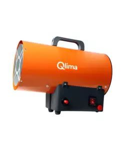 GENERATORE ARIA CALDA A GAS QLIMA ARANCIONE 10 KW CON REGOLATORE