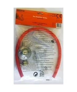 GENERATORE ARIA CALDA A GAS QLIMA ARANCIONE 10 KW CON REGOLATORE